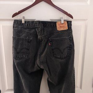 Levi's 505  Black Jeans W 36 L 32